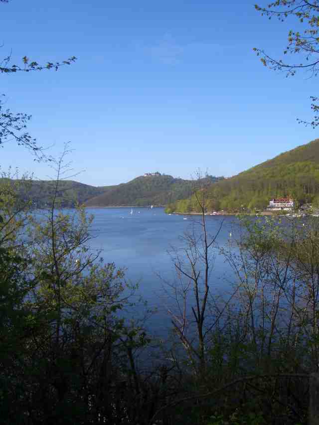 Blick vom Wildpark auf den Edersee